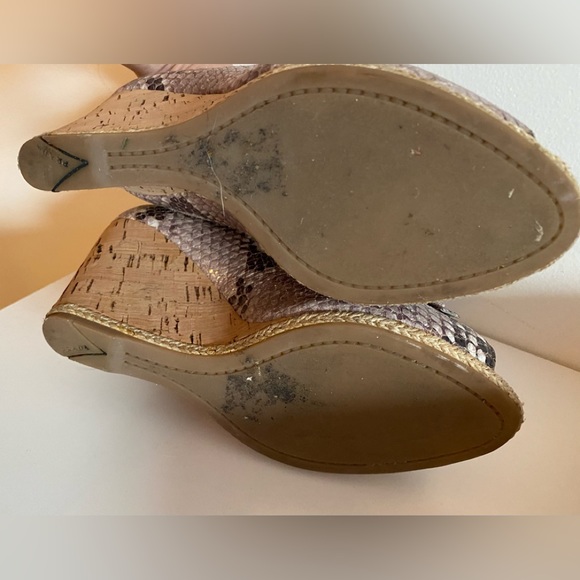 Authentic PRADA Logo Espadrilles Wedge Heels Shoes - 35.5 - Picture 8 of 10